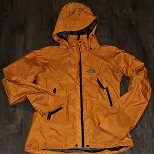 The North Face Jacket Orange Coat Windbreaker Gore Tex Summit Series Small